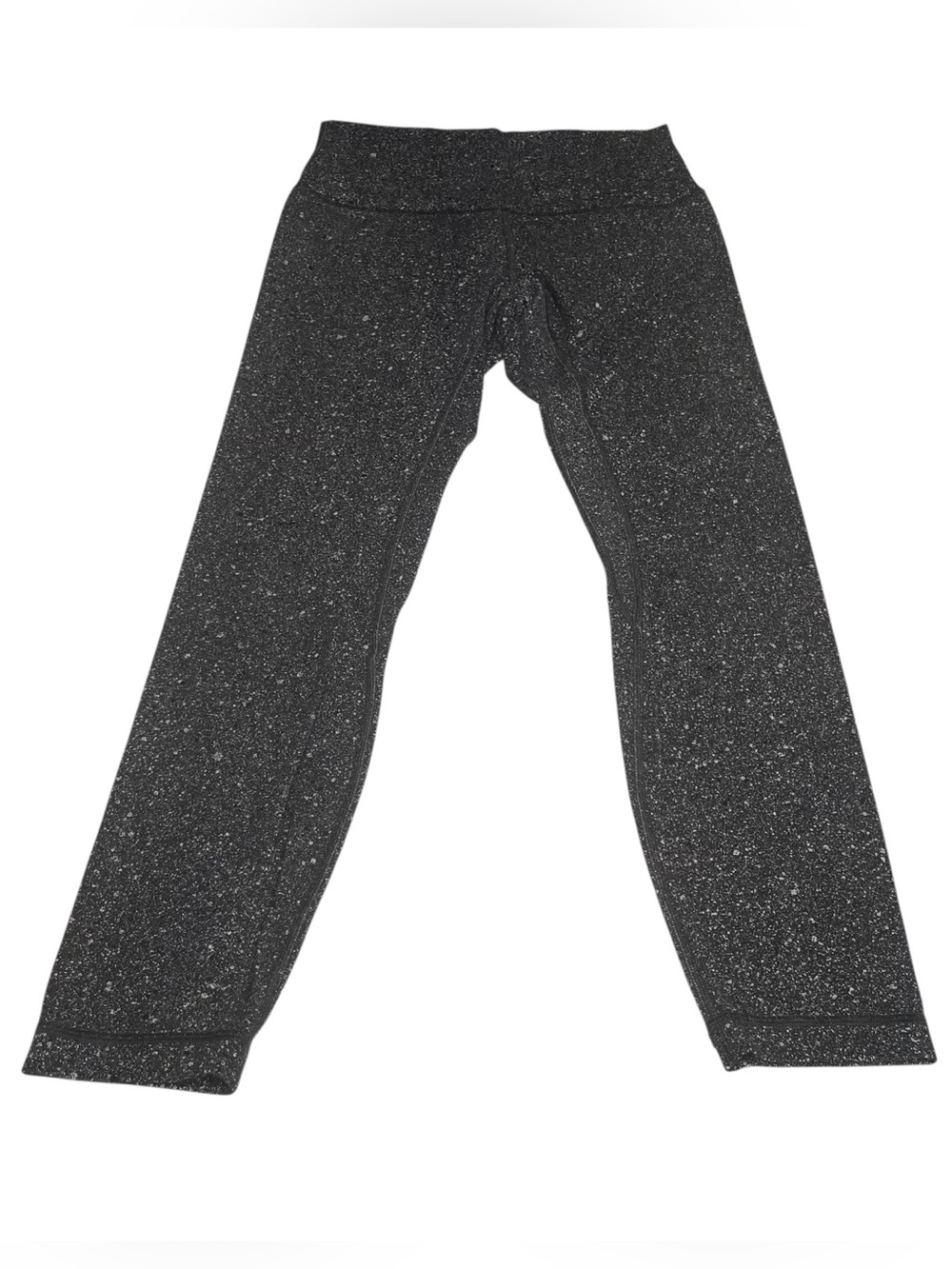 Lululemon Gray Splatter Print High Rise Align Pants 25” Women's Size 6 Leggings